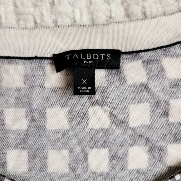 Plaid Talbots Botton Up - Picture 4 of 4